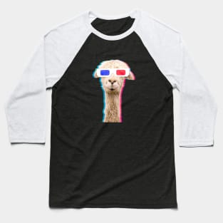 3D awesome llama Baseball T-Shirt